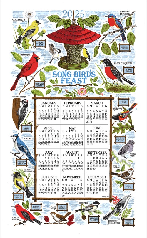 2025 Calendar Towel (3462) Songbird Festival (Arriving in June)