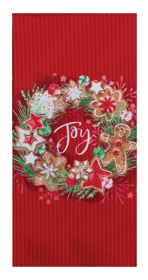 Kay Dee (H6477) Sweet Ginger Joy Wreath Dual Purpose Terry Towel