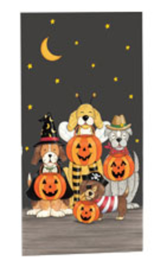 Kay Dee (H6801) Halloween Pups Dual Purpose Terry Towel