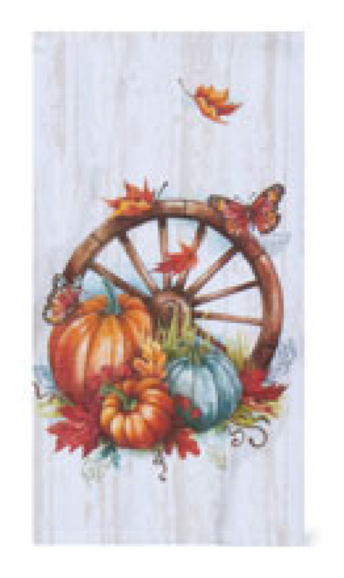 Kay Dee (H6826) Autumn Days Wheel Dual Purpose Terry Towel