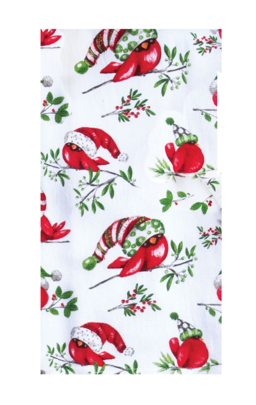 Kay Dee (H6843) Playful Cardinal Dual Purpose Terry Towel
