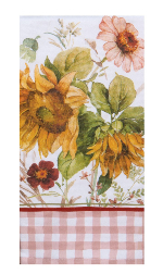 H6856SunflowerWhispersFloralDualPurposeTerryTowelsmall