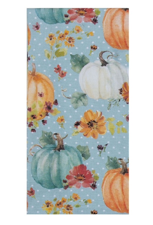 Kay Dee (H6863) Autumn Joy Pumpkin Toss Dual Purpose Terry Towel