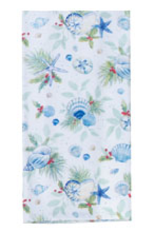 Kay Dee (H6902) Jingle Shells Toss Dual Purpose Terry Towel