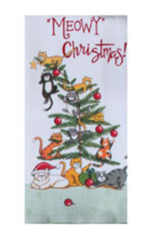 Kay Dee (H7062) Can Explain Pets Meowy Dual Purpose Terry Towel