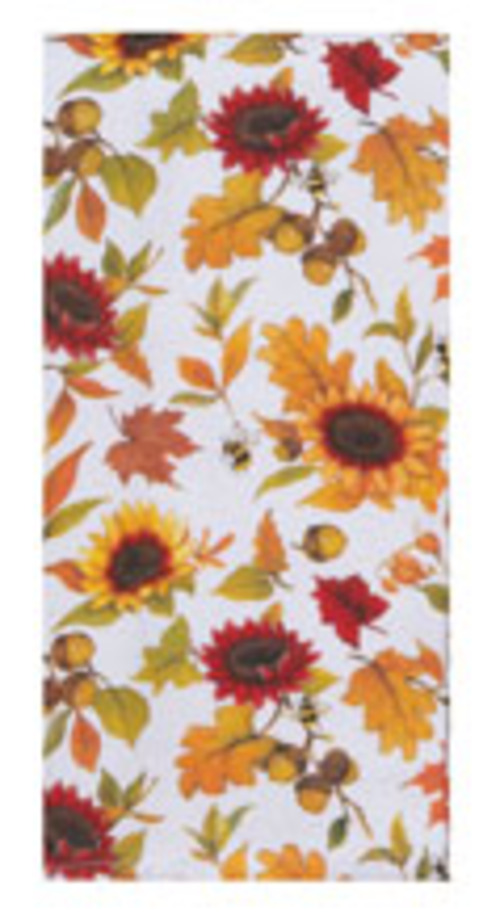 Kay Dee (H7123) Harvest Sunflower Toss Dual Purpose Terry Towel