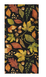 Kay Dee (H8283) Fall Splendor Leaves & Acorns Dual Purpose Towel