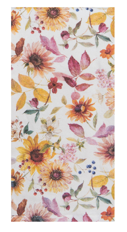 Kay Dee (H8320) Mulberry Bloom Floral Toss Dual Purpose Towel