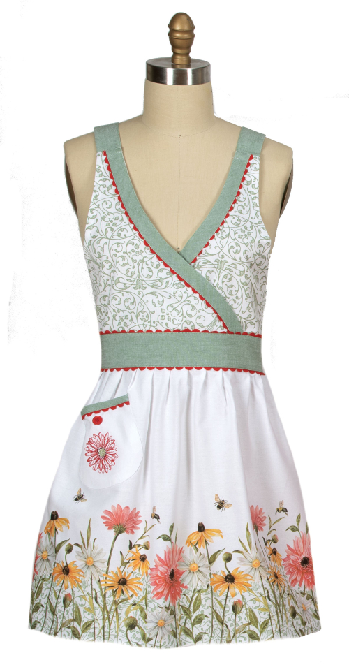 Kay Dee (R4411) Floral Buzz Hostess Apron