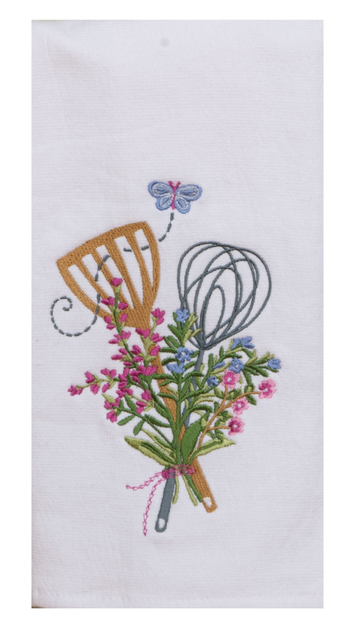 Kay Dee (R7428) Love to Cook Embroidered Dual Purpose Terry Towel