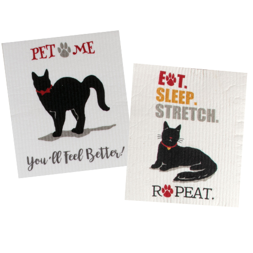 Kay Dee (R7623) Pet Lovers Only Cat Combo 2 2PK Fun Cloths (were $10.99 now $8.99)