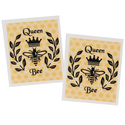 Kay Dee (R7637) Queen Bee 2PK Fun Cloths (were $10.99 now $8.99)