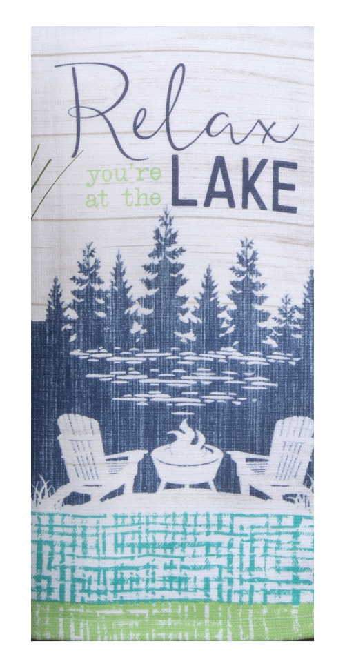 Kay Dee (R7803) Lake Time Relax Lake Dual Purpose Towel