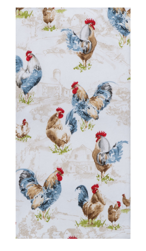 Kay Dee (R8030) Countryside Rooster Dual Purpose Terry Towel