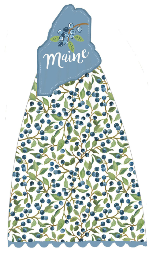 Kay Dee (R8130) Maine Blueberries HangUps Towel