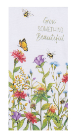 R8423BeeFloralGrowSomethingDualPurposeTerryTowelsmall