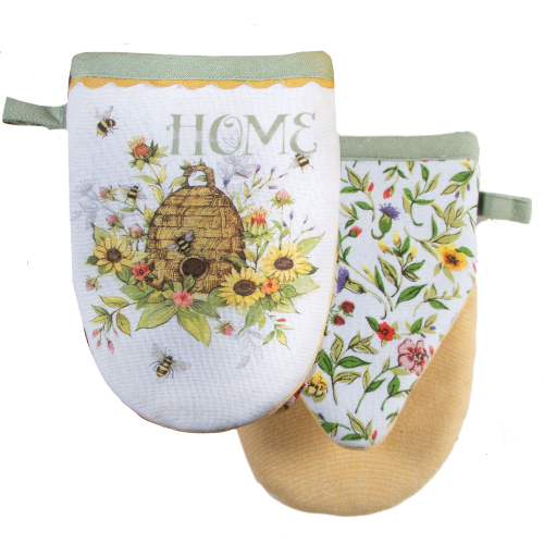 Kay Dee (R8425) Bee Floral Grabber Mitt