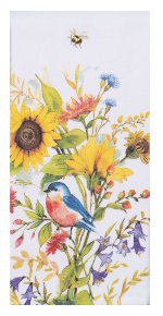 R8426BeeFloralDualPurposeTerryTowelsmall