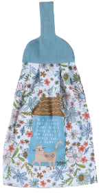 Kay Dee (R8534) Perfect World Cat Home Hangups Towel