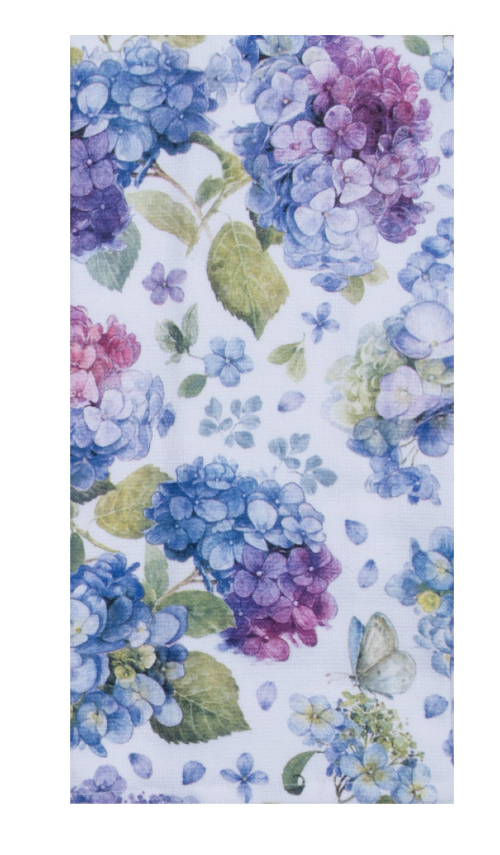Kay Dee (R8606) Whispers of Blue Floral Toss Dual Purpose Towel