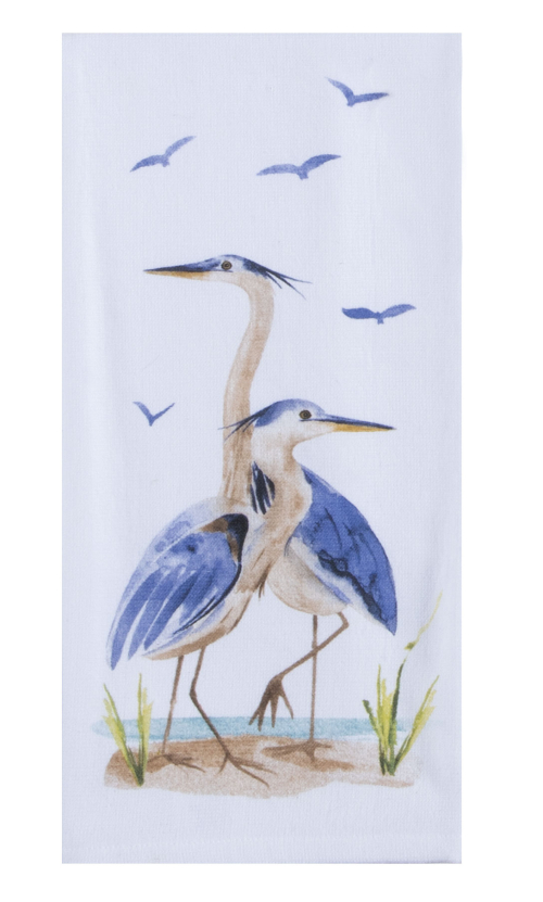 Kay Dee (R8770) Oyster Bay Herons Dual Purpose Towel