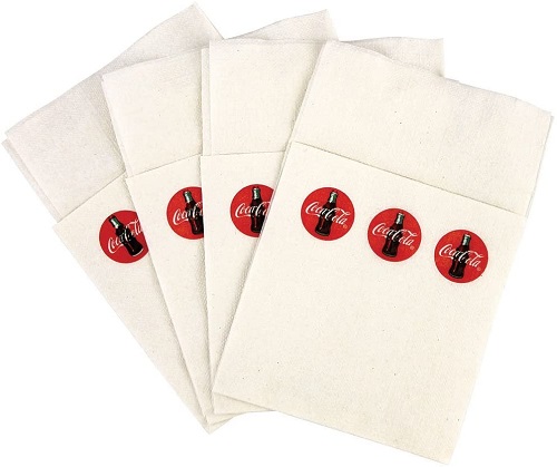 Coca Cola #CC326 Half Size Dispenser Napkins