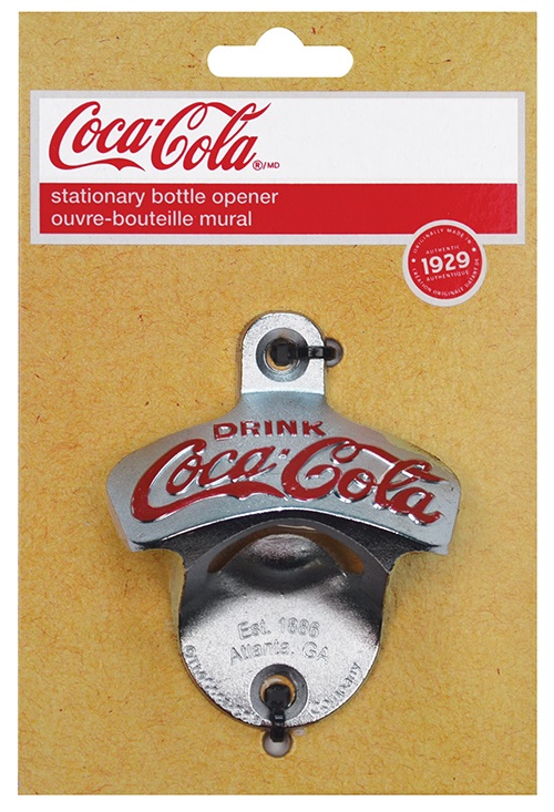 Coca Cola #CC341 Mountable Wall Bottle Opener