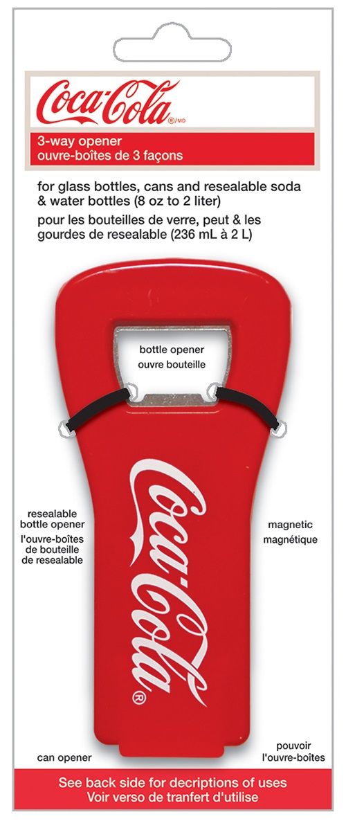Coca Cola #CC373 3-Way Magnetic Opener