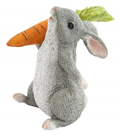 Topland #4428 Rabbit Holding Carrot