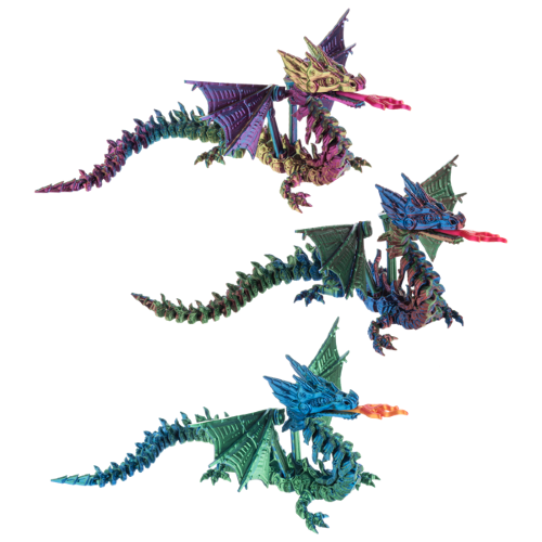 Ganz Shimmer Creatures - Fire Dragons 