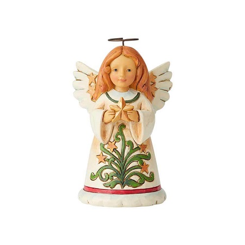 Jim Shore #6004297 Mini Angel with Star