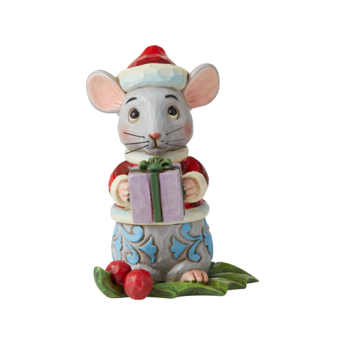 Jim Shore #6006663 Mini Christmas Mouse