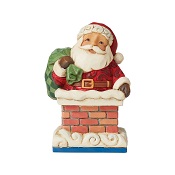 MiniSantaInChimneyLittle