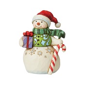 MiniSnowmanWithGiftAndCandyCaneLittle