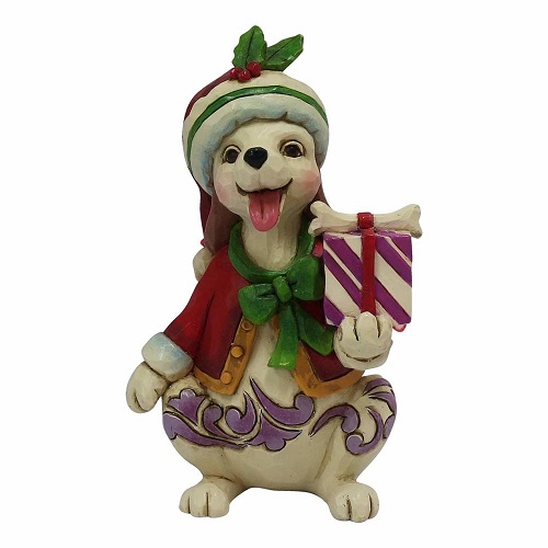 Jim Shore #4058809 Mini Christmas Dog