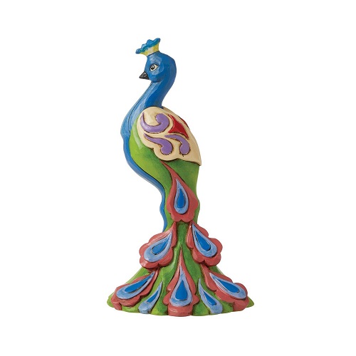 Jim Shore #6010566 Peacock Mini