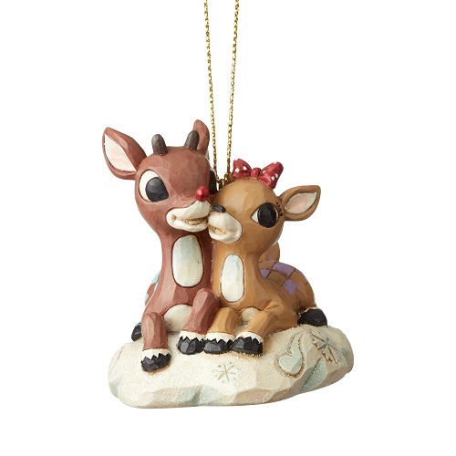 Jim Shore #6004150 Rudolph and Clarice Ornament