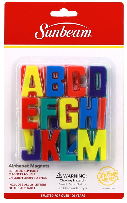 Sunbeam #61160 Alphabet Magnets