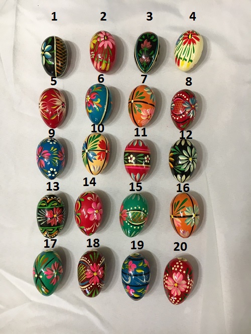 Wooden Polish Eggs - $3.99 each