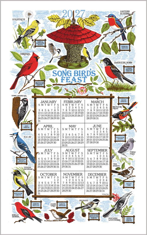 2027 Calendar Towel (3575) Songbird Festival