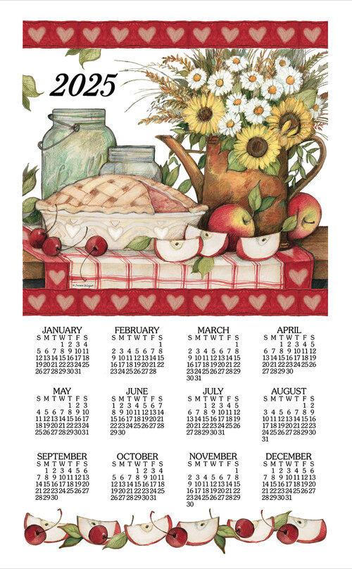 2025 Calender Towel (3465) Apple Pie