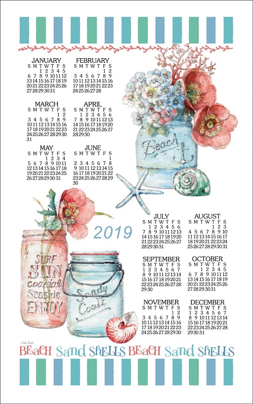 2019 Linen Calendar Towel (3352) 