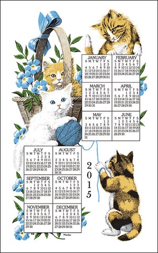 2015 Linen Calendar Towel (3214) 