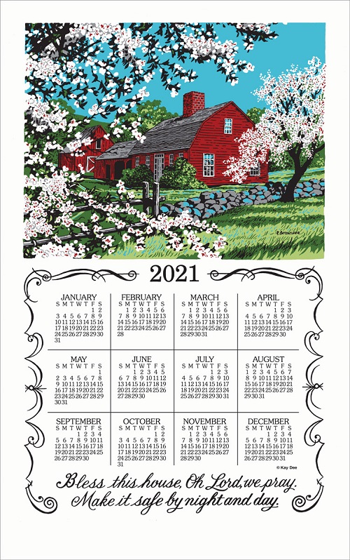 2021 Linen Calendar Towel 3205 Bless This House 3 Remaining 2021 linen calendar towels