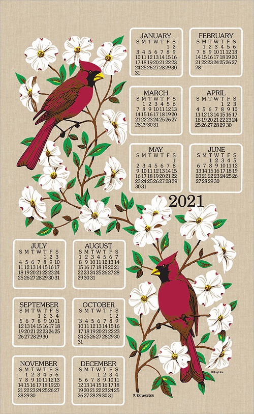 2021 Linen Calendar towel (3213) 