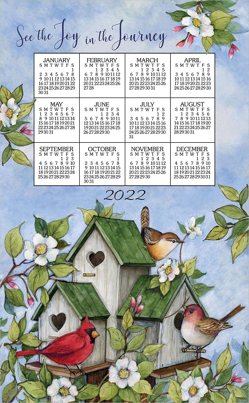 2022 NEW Linen Calendar Towel (3394) 