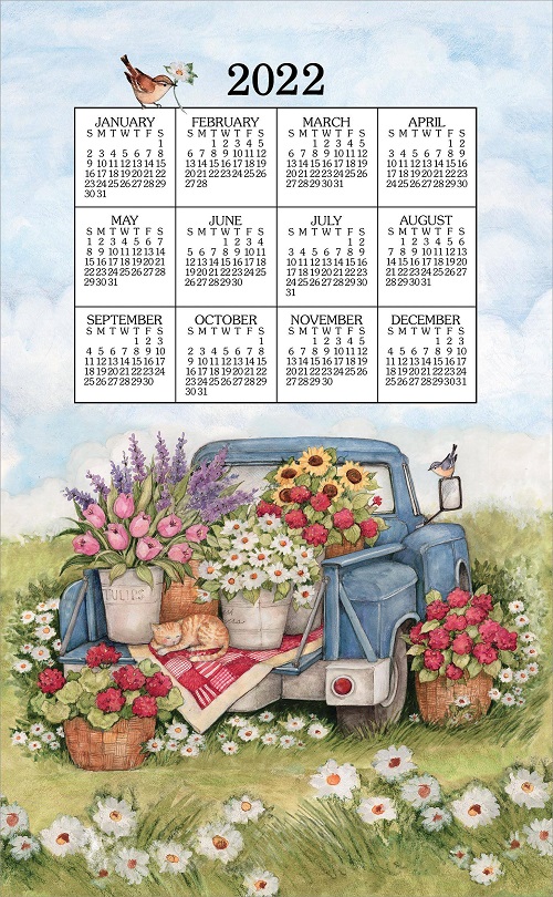 2022 Linen Calendar Towel (3388) 