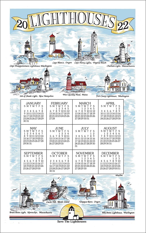 2022 Linen Calendar Towel (3377) 