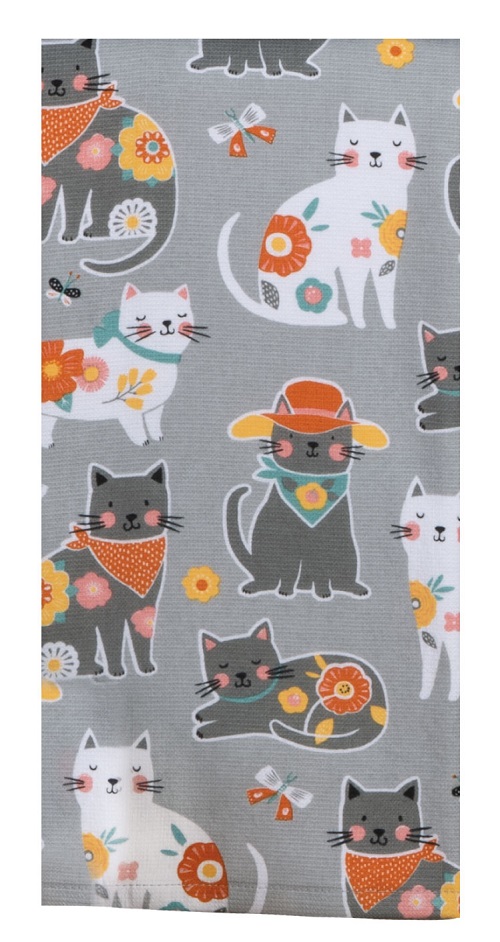 Kay Dee (R4660) Cat Patch Dual Purpose Terry Towel