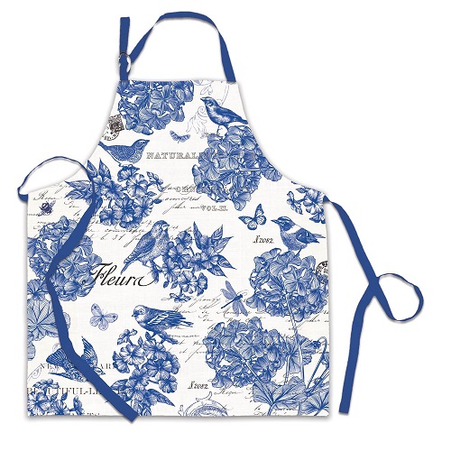Michel Design Works (APR284) Indigo Cotton Apron